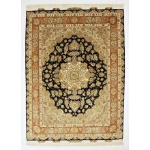  TABRIZ 70RAJ EX.FINE TRAMA SETA FIRMATO GHANEH POOR - 200X151